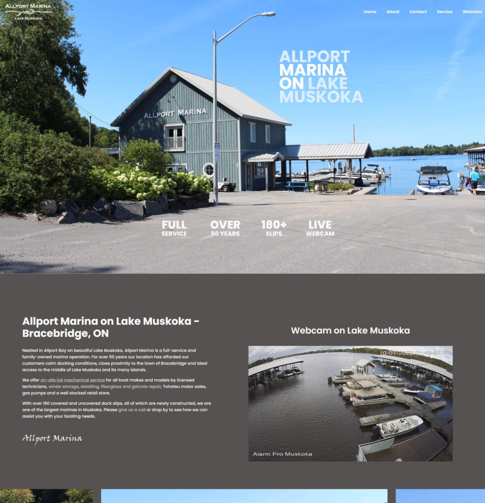 Allport Marina - Lake Muskoka